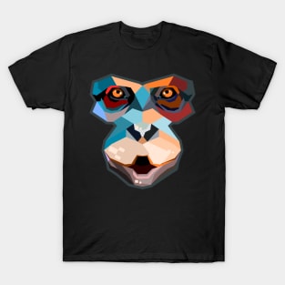 Chimpanzee geometrical face T-Shirt